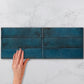 Wandfliese Vogue blau glänzend 7,5x30cm