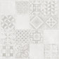Bodenfliese Origo Dekor weiß 60x60cm