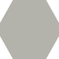 Bodenfliese Hexa grau matt 28,5x29cm