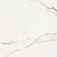 Wandfliese Lucido weiß marmoriert glänzend rektifiziert 30x60cm
