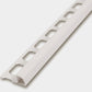 Viertelkreis/Rundprofil geschlossen 10mm PVC altweiß, 2,50 m